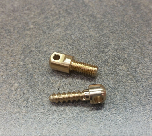 WEIHRAUCH HW100 BRASS BI-POD SLING SWIVEL STUDS FRONT AND REAR