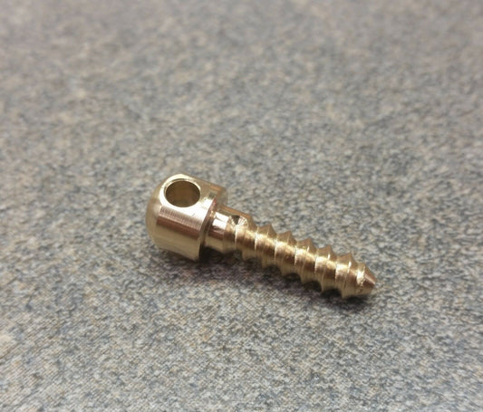 BI-POD SLING SWIVEL STUD REAR WOODSCREW BRASS SUITS HW100